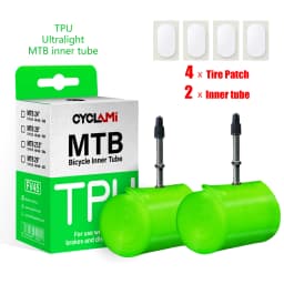 CYCLAMI Ultralight Bike Inner Tube 26 27.5 29 Inches MTB Bicycle TPU Material Tire 45mm French Valve Super Light Anti-Oxidation
