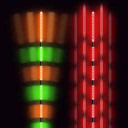 Smart Led Fishing Float Highly Sensitive Remind Buoy Gravity Sensor Glowing Electric Night Fishing Strobe Long Tail