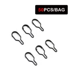 50pcs Carp Fishing Accessories PVA Bag Link Clip Quick Change Feeder Swivels ForCarp Hair Rig Tool Carp Coarse Method Feeder