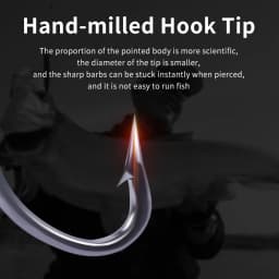 Kingdom 8pcs Treble Hooks Sharp Durable Barbed High Carbon Steel Strong Strength Fishing Hook Saltwater Fishing Accessories