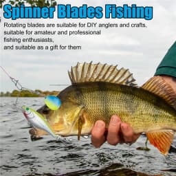 12/14Pcs Colorado Spinner Blade for Spinnerbaits Fishing Lure Spinner Bait Blades DIY Walleye Rig Lure Making Parts Accessories