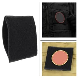 2×Hook and Loop Tacticals Patches Board Molles Attachment,Patches Display Board Molles Panel for Badge Insignias Patches