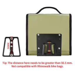 MUQZI Folding Bike Front Bag Carrier Block Bag Bracket For Brompton Dahon Bike Front Carrier Mount Adapter