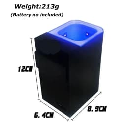 UV Lighter Accumulator Jig Soft Bait LED Flash Glow In Dark Operated Fishing Tackle Squid Light Charger For Sea Fishing