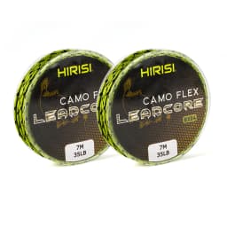 Hirisi 1pcs 35LB 7M Leadcore Carp Fishing Tackle Line Make Carp Hair Rigs 3 Color Braided Lead Line