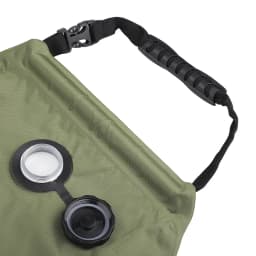 Solar Shower Bag 20L Outdoor Solar Heating Premium Camping Shower Bag Hot Water Temperature 45°C with Removable Hose Shower Head