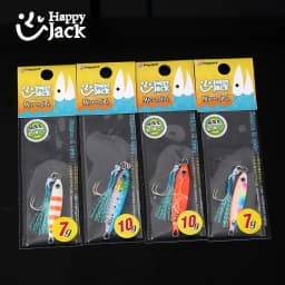 HAPPYJACK Shore Casting Jigging Spoon Micro Jig 3g 5g 7g 10g 15g Mini Jig Fishing Lure Cheap Jig Lure Artificial Bait Tackle