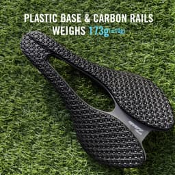 RYET 3D Printed Bicycle Saddle Ultralight Carbon EVA 245x145mm Bike Seating Part MTB Gravel Road Bike Seat Cycling Cushion