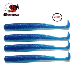 ESFISHING Soft Fishing Lures Leurre Souple Crazy Paddle Tail 150mm Swimbait Lifelike for Pike Bass Trout Pescas