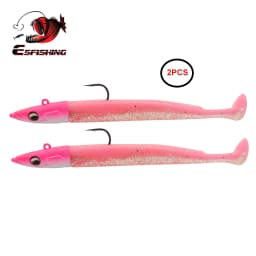 ESFISHING Soft Fishing Lures Leurre Souple Crazy Paddle Tail 150mm Swimbait Lifelike for Pike Bass Trout Pescas