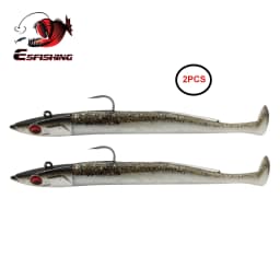 ESFISHING Soft Fishing Lures Leurre Souple Crazy Paddle Tail 150mm Swimbait Lifelike for Pike Bass Trout Pescas