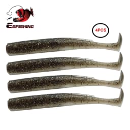 ESFISHING Soft Fishing Lures Leurre Souple Crazy Paddle Tail 150mm Swimbait Lifelike for Pike Bass Trout Pescas