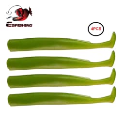 ESFISHING Soft Fishing Lures Leurre Souple Crazy Paddle Tail 150mm Swimbait Lifelike for Pike Bass Trout Pescas