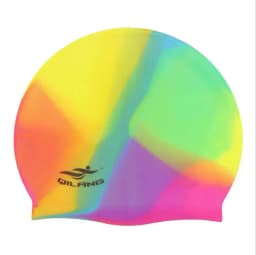 Waterproof Silicone Swim Caps Women Men High Elastic Flexible Protect Ears Hair Swimming Pool Hat for Adults Children Girls Boys