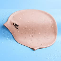 Waterproof Silicone Swim Caps Women Men High Elastic Flexible Protect Ears Hair Swimming Pool Hat for Adults Children Girls Boys