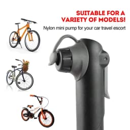 Portable Bicycle Pump Mini Air Pressure Gauge Mountain Bike Pump Outdoor AV/FV Valve MTB Bike Air Inflator
