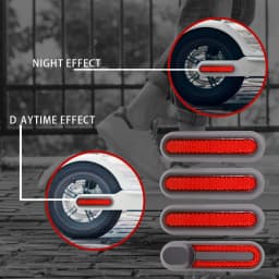 Wheel Cover Protect Shell For Xiaomi 3 Electric Scooter M365 Pro 2 1s Front Rear Safety Reflective Tube Night Reflective Sticker