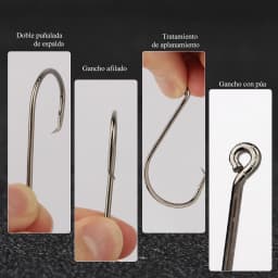 FTK 1/0#-8/0#25PCS 1#-4#50PCS Fishing Octopus Circle Hook Carbon Chemically Sharpened Hooks Fishing Tackle Fishing Hooks