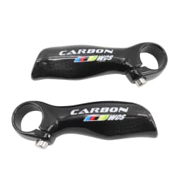 New Ergonomics Design Mountain Bike 3K Full Carbon Fibre Bar Ends Small Auxiliary Handlebar Carbon Bicycle Bar Ends Rest Bar