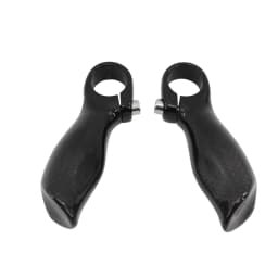 New Ergonomics Design Mountain Bike 3K Full Carbon Fibre Bar Ends Small Auxiliary Handlebar Carbon Bicycle Bar Ends Rest Bar
