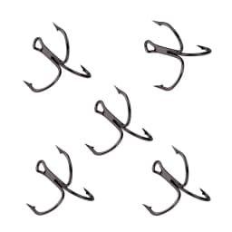 20 Pcs/Lot Overturned Treble Hook High Carbon Steel Black Fishing Hook 2/4/6/8/10/12# for Lure Triple Hooks Pesca Fishing Tackle