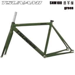 TSUNAMI SNM100 Bicycle Frame Fixed Gear Carrier Kit 49cm 52cm 55cm 58cm Aluminum Racetrack Frame Multi-Color Options