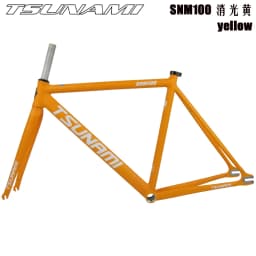 TSUNAMI SNM100 Bicycle Frame Fixed Gear Carrier Kit 49cm 52cm 55cm 58cm Aluminum Racetrack Frame Multi-Color Options