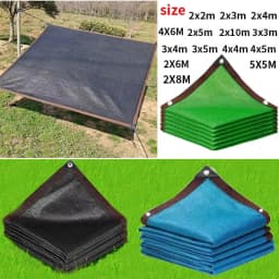 Outdoor Garden Shading Net, Terrace Awnings, Camping Shade Cover Mesh, UV Protection, HDPE Sunscreen Fabric, Shade4x5m 