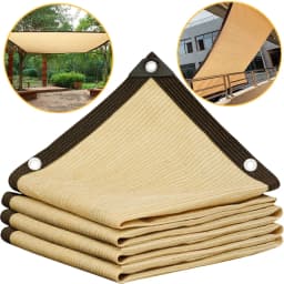 Outdoor Garden Shading Net, Terrace Awnings, Camping Shade Cover Mesh, UV Protection, HDPE Sunscreen Fabric, Shade4x5m 