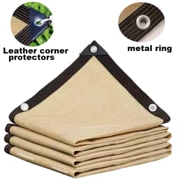 Outdoor Garden Shading Net, Terrace Awnings, Camping Shade Cover Mesh, UV Protection, HDPE Sunscreen Fabric, Shade4x5m 