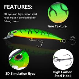 1pcs Jerkbait Sinking Wobblers Fishing Lures 8cm-9g Trout Artificial Plastic Hard Bait Crankbait Bass Fishing Tackle