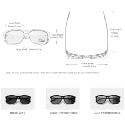 KINGSEVEN Aluminum Frame Sunglasses Men Polarized Photochromic Sun Glasses Women's Accessories Driving Sunglasses