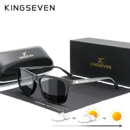 KINGSEVEN Aluminum Frame Sunglasses Men Polarized Photochromic Sun Glasses Women's Accessories Driving Sunglasses