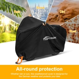 Toptrek Bike Cover 210D High Quality Bicycle Protector Multipurpose Rain Snow Dust Waterproof All Weather Protective Covers