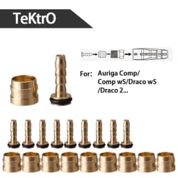 ZTTO 10Pcs MTB Bike Oil Brake Olive Head Oil Pin Hydraulic Disc Brake Oil Needle Brass Bushings For BH90 BH59 MAGuraTekRO Parts