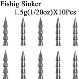 10pcs/lot Fishing Insert Weight 0.5g 1g 1.5g 2g 3.2g 4g Weight Sinker Fishing Soft Bait Fishing Accessories