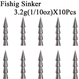 10pcs/lot Fishing Insert Weight 0.5g 1g 1.5g 2g 3.2g 4g Weight Sinker Fishing Soft Bait Fishing Accessories