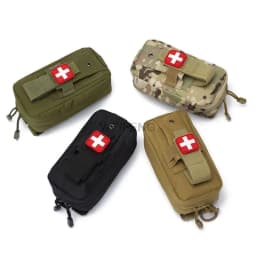 Tactical Drop Leg Platform Molle EDC Pouch Medical EMT Emergency First Aid Kit Bag IFAK Utility Tool Bag with Thigh MOLLE Rig