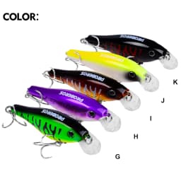 PROBEROS 1pc Simulation Floating Crankbait Fishing Lure, 11.5g Bionic Artificial Wobbler Bait, Fishing Accessories For Bass Pike