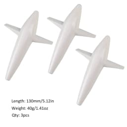 FISHINGFANS 3pcs Bird Shaped Teaser 5" 40g Fishing Lure Floating PP Plastic Big Game Tuna Pesca Tolling Fishing Lure