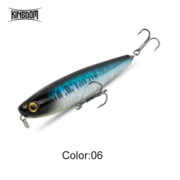 Kingdom Topwater Pencil Fishing Lures 60mm 5.6g 90mm 11g Walking Dog Swimbaits Floating Artificial Hard Baits For Bass Pike