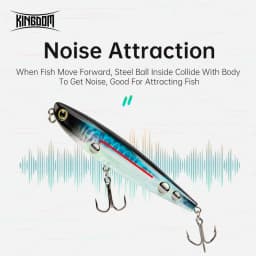 Kingdom Topwater Pencil Fishing Lures 60mm 5.6g 90mm 11g Walking Dog Swimbaits Floating Artificial Hard Baits For Bass Pike