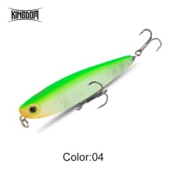 Kingdom Topwater Pencil Fishing Lures 60mm 5.6g 90mm 11g Walking Dog Swimbaits Floating Artificial Hard Baits For Bass Pike