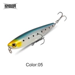 Kingdom Topwater Pencil Fishing Lures 60mm 5.6g 90mm 11g Walking Dog Swimbaits Floating Artificial Hard Baits For Bass Pike