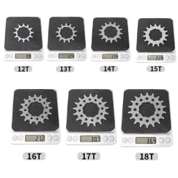 MUQZI Bike Cassette Cog Single Speed 12T 13T 14T 15T 16T 17T 18T Sprockets MTB Road Bicycle Flywheel Cog