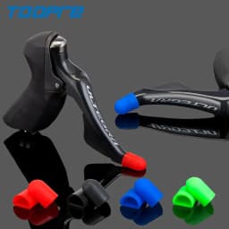 1pair Silicone Protective Cover for Road Bike Shifter Lever Case Cover for Road Bicycle Shifter Lever Head Resistant Sleeve
