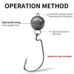 Fishing Accessories Leaded Jig Head 3g 5g 7g 10g 12g 14g 18g 21g Lead Pendant Round Pendant Lead Sinkers Fishing Sinker For Lure