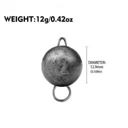 Fishing Accessories Leaded Jig Head 3g 5g 7g 10g 12g 14g 18g 21g Lead Pendant Round Pendant Lead Sinkers Fishing Sinker For Lure