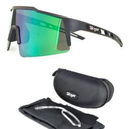 Cycling Sunglasses Bike Eyewear Sports Dark Glasses Cycling Glasses Black Polarized Lens Eyepieces Outdoor Bicycle Goggles