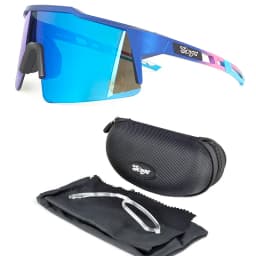Cycling Sunglasses Bike Eyewear Sports Dark Glasses Cycling Glasses Black Polarized Lens Eyepieces Outdoor Bicycle Goggles